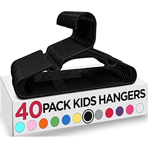 Utopia Home Plastic Kids Hangers - Pack of 40 Cover