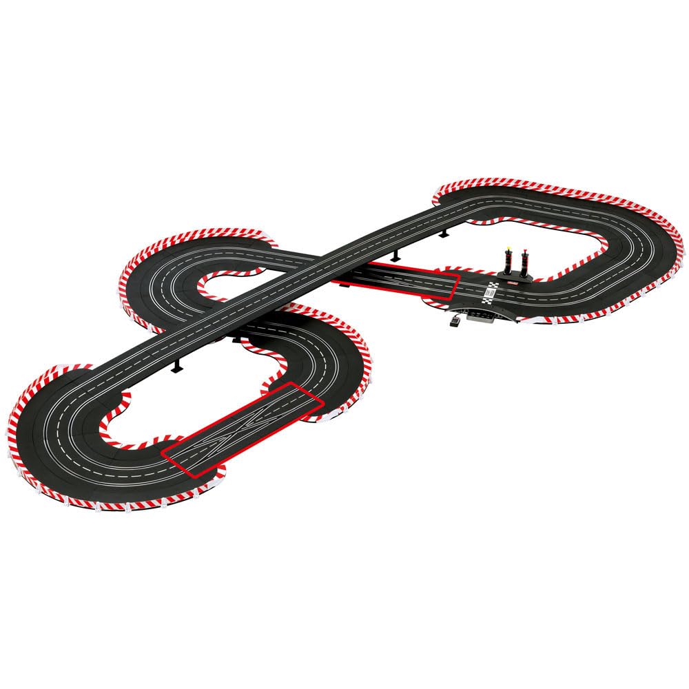 Carrera Digital 124 I Born to Perfom Race Track Set | Racetracks and Licensed Slot Cars | Up to 4 Players | for Children from 10 Years & Adults