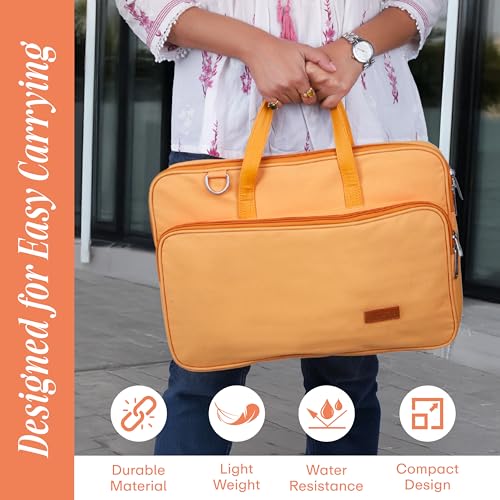 Image of Protecta Windfall 15.6 Inch Laptop Bag for Men & Women - Durable, Water-Repellent Office & Travel Macbook Messenger Bag with Padded Laptop Sleeve, Stylish Bag for Work, School and College