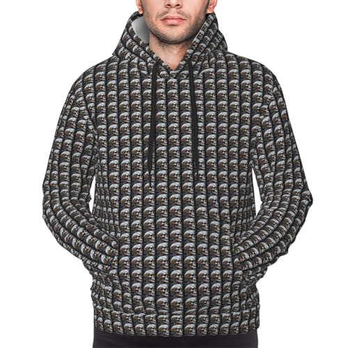 Sweat à capuche squelette homme pull confortable pour superposition - 3