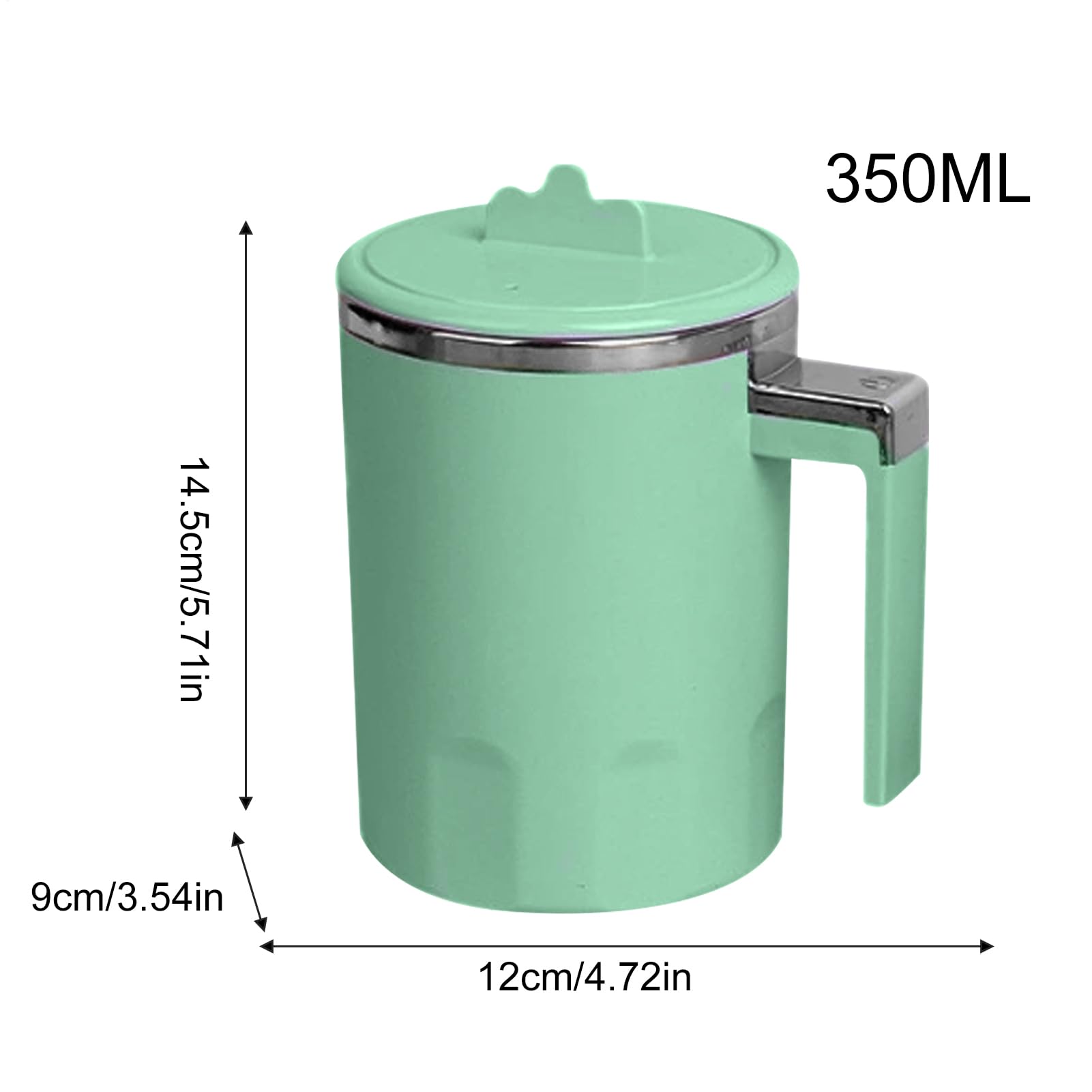 Miscelatore elettrico per bevande, portatile per mescolare il caffè, da caffè rotante da 12 once con motore ricaricabile, strumento da viaggio alimentato tramite USB, accessorio per