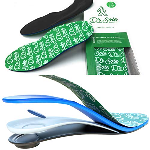 Dr Sole, SoleWalker Foot Pain and Heel Pain Relief Pronation Orthotic Insoles, 1 Pair (F - Mn 9-9.5/Wm 11-11.5)