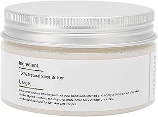 Creme corporal hidratante, previne o envelhecimento Creme de karité Promove o colágeno Suaviza a pele Cuidados com os cabelos Hidratante para uso diário
