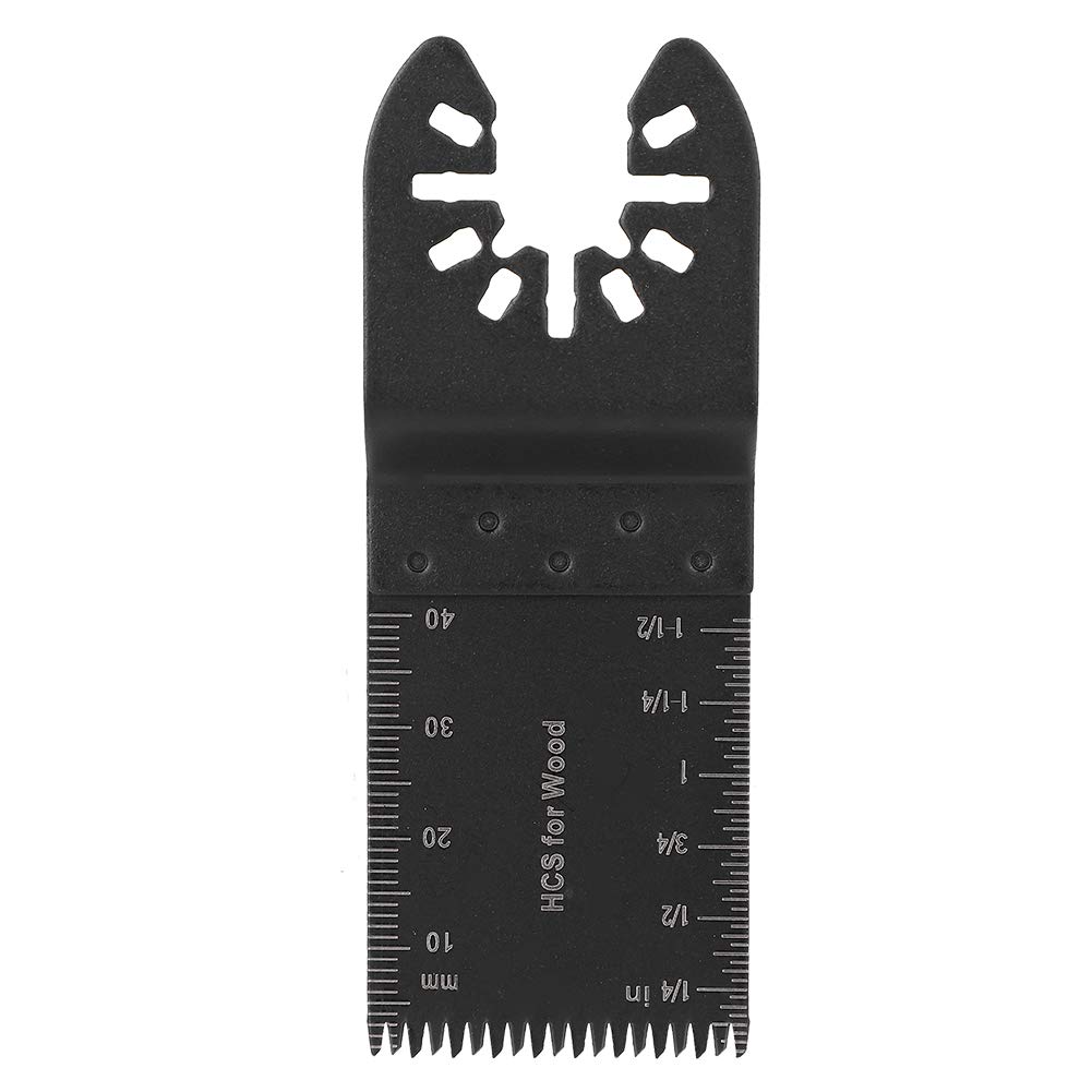 52 Hojas de Sierra Oscilantes, Kit de Accesorios Multiherramienta de Acero de Alto Carbono con Orificio Universal para Corte de Metal de Plástico de Madera