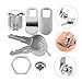 Hoement Desk Lock Mailbox Lock Key Toolbox Lock Rv Storage Lock Cabinet Door Lock Easy to Use