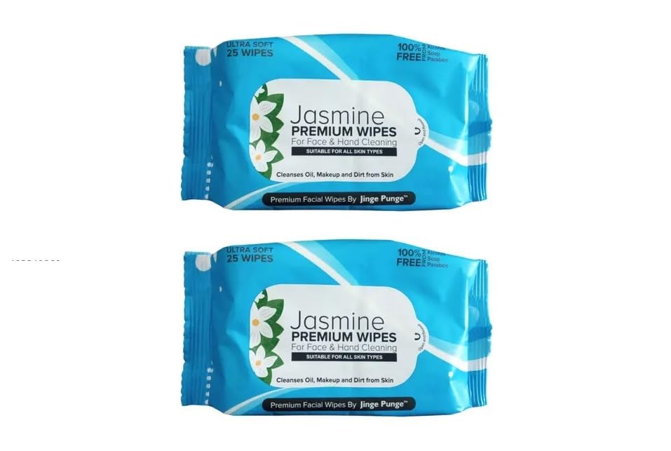 Lusty Soul Clean & Glow Makeup Remover Wet Wipes with Vitamin E, Glycerine, Mint Oil & Jasmine Extracts | Cleansing, Refreshing, Soothing and Hydrating Facial Wipes (25 Pieces, Pack of 2)-image-44