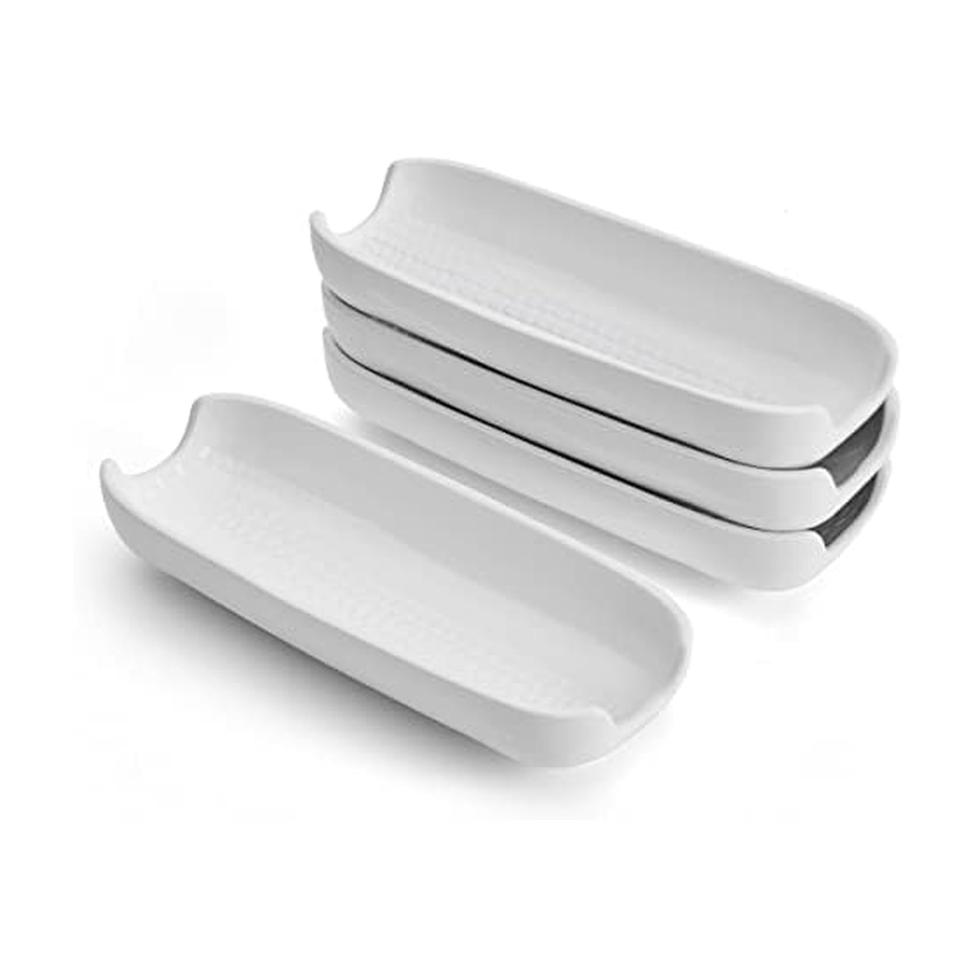 Callie Stoneware Corn Dishes, Set Of 4, White