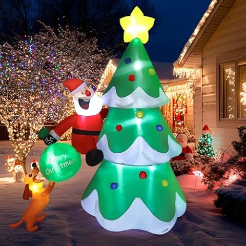 Alupssuc 7FT Inflatable Christmas Tree Cover