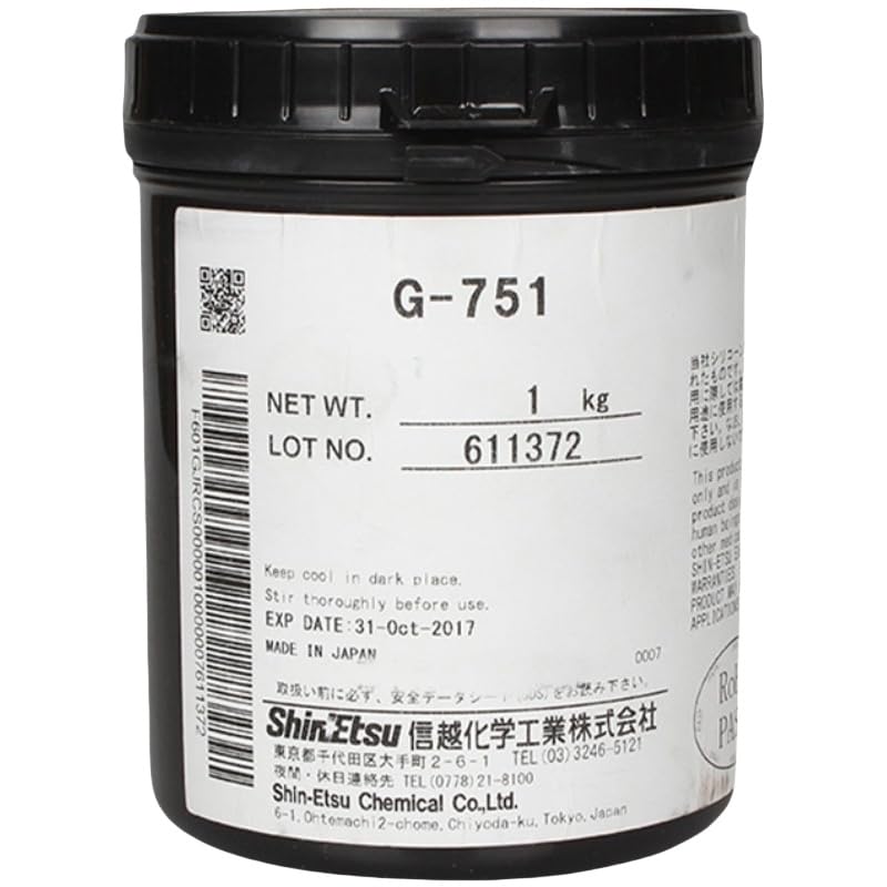 Shin-ETSU G-751 High Thermal Conductivity Thermal Grease for CPU Cooling for 1kg