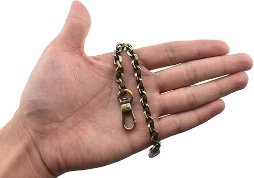 Miniatura 21 de HAHIYO Mini Pochette - Correa de cadena fina y ancha de 0.236 in para LV gruesa de 0.079 in para bolso, cartera, embrague, cómoda correa de metal