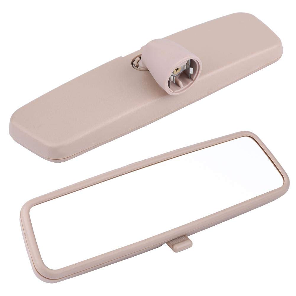 Specchietto retrovisore per auto, Akozon grande schermo HD Specchietto retrovisore interno interno 3B0857511G Riduce efficacemente il punto cieco per MK4 99-05 (Beige)