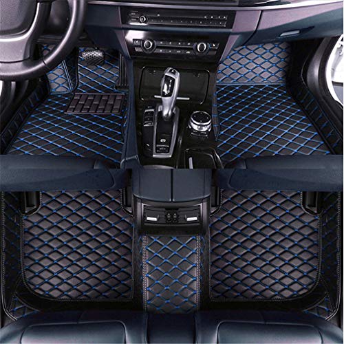 Muchkey Tapis de Sol Voiture pour Ford Mustang Taurus Fiesta Focus RS St Fusion C-Max B-Max S-Max Galaxy Touraeo Courier Personnaliser Tapis de Voiture Noir...