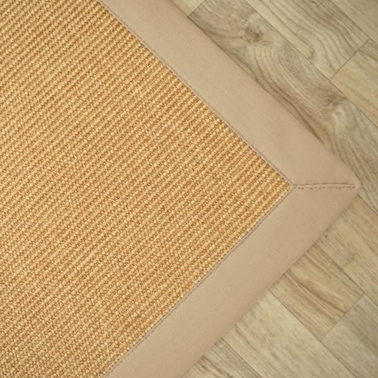 Decoweb Tapis sisal Yucatan Naturel - Ganse Beige - 80 x 150 cm