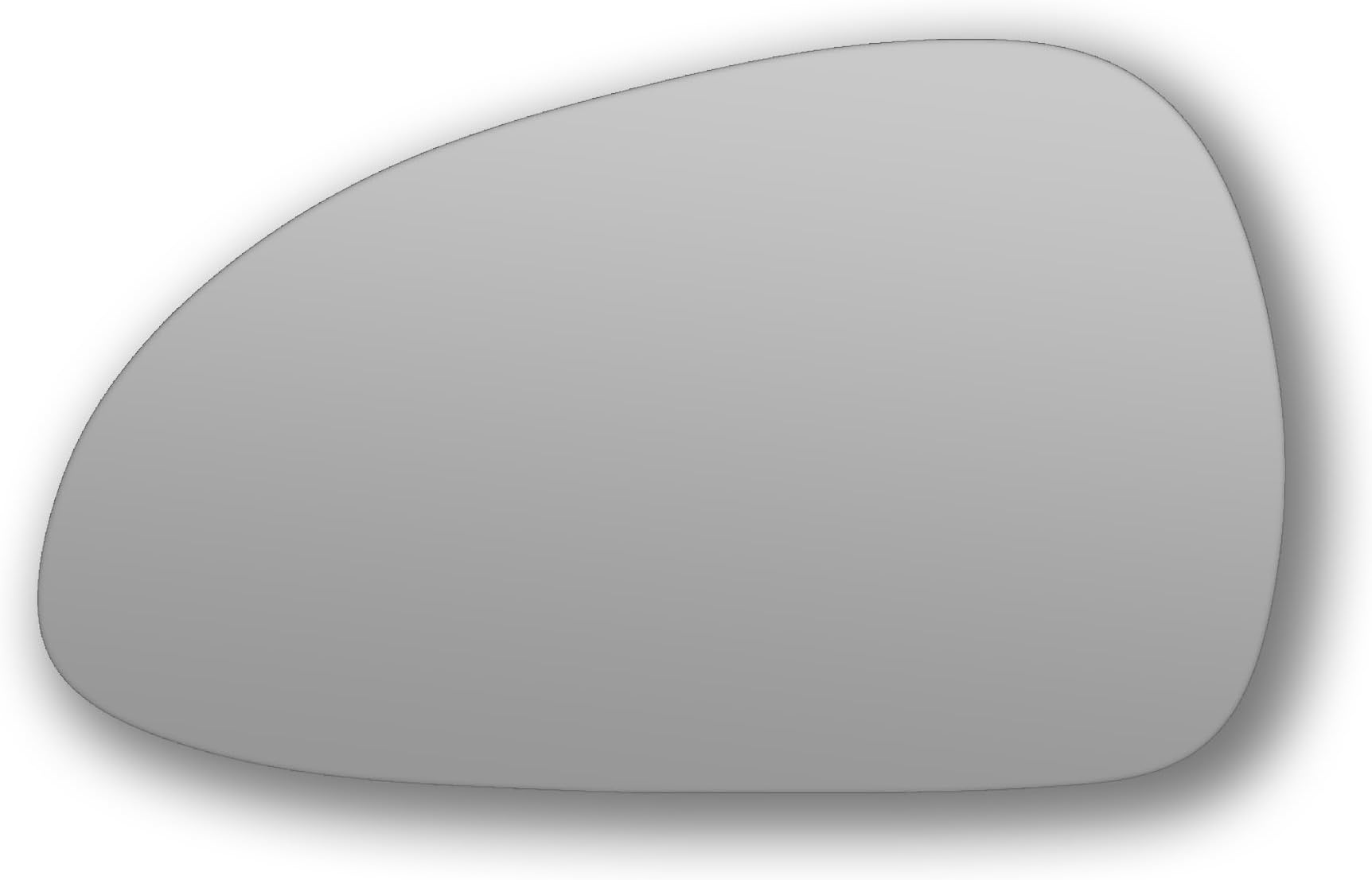 SYLGAB Adhesive Wing Mirror Glasss Compatible With Porsche Cayman, Boxster 2012-2016 Convex Left Passanger Side