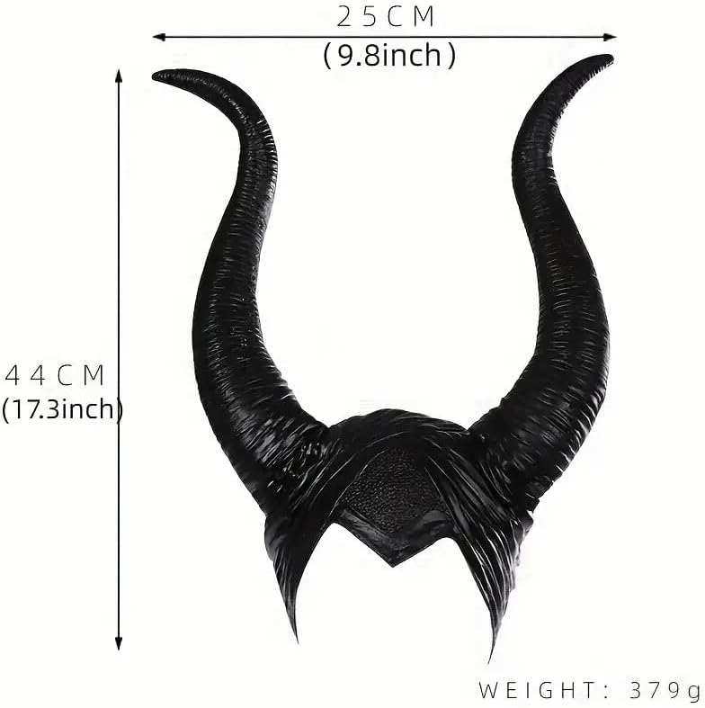 1pc Girls Horn Hat Halloween Headgear, Halloween Masquerade Party Prop