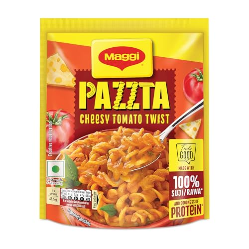 Maggi PAZZTA Instant Pasta - Cheesy Tomato Twist,Vegetarian,68.5 G