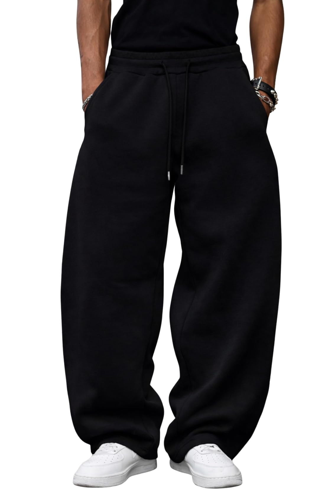 Rockwell Men's Baggy Sweatpants | Cotton Terry Relaxed Fit Joggers
