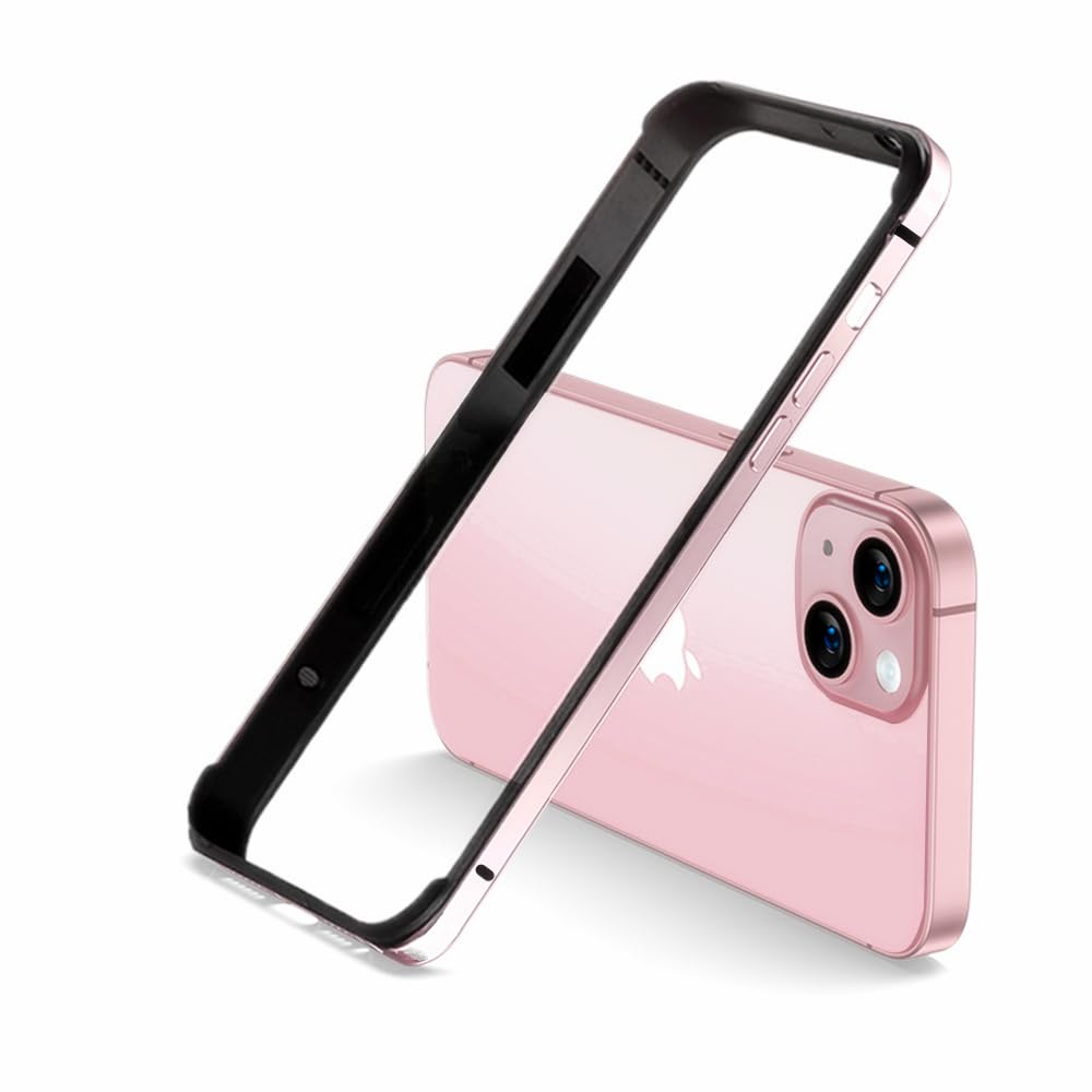 Amazon.co.jp: 【YMXPY】iPhone15 アルミバンパーケース メタル+ 