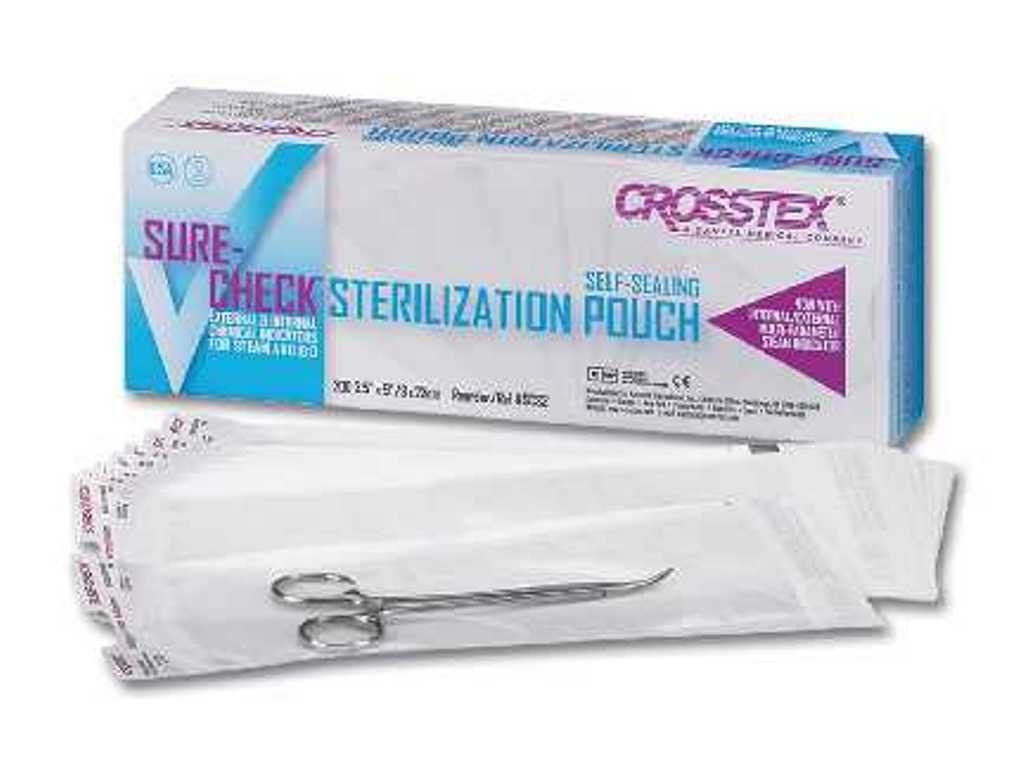Scl12182 Pt# Scl12182- Sure-Check Sterile Pouch 12X18 100/Bx by, Crosstex International
