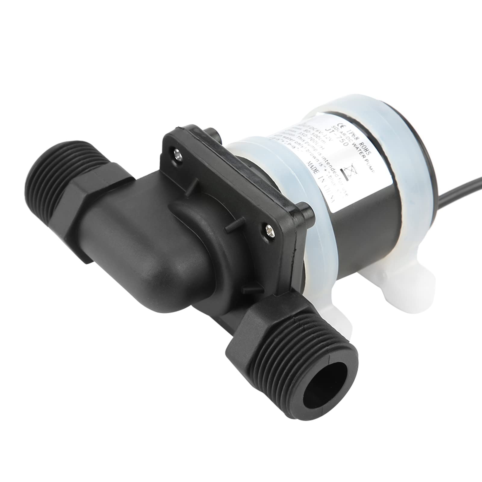 Mini DC Circulating Boost, pompa wodna z wężem, mini pompa obiegowa do gorącej wody 100°C, 12 V -40℃ ~ 100℃