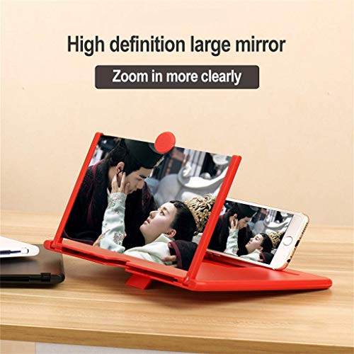 Image of 3D Screen Magnifier Amplifier, HD Amplifier Projector for Movies, Videos and Games. Foldable Phone Stand with Screen Amplifier for All Smartphones