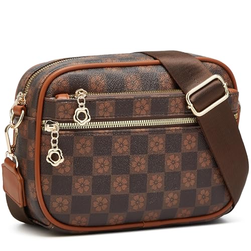 Image of Crossbody Purse for Women Small Crossbody Bags Trendy Vegan Leather with Adjustable Shoulder Straps Gift for Mother Wife Mom