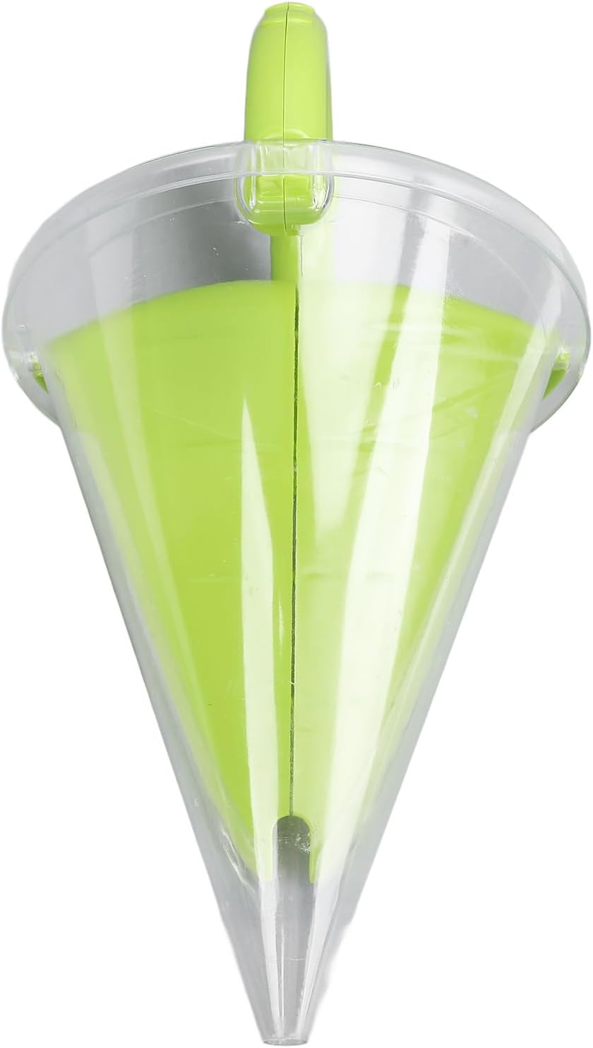 Gonetre Spilling Funnel Kids Beach Toy Sand Toy Sand Castle Building Funnel Spilling Water Mixing for Kids Outdoor Play Pp Material 16 X 16 X 27cm (Green)