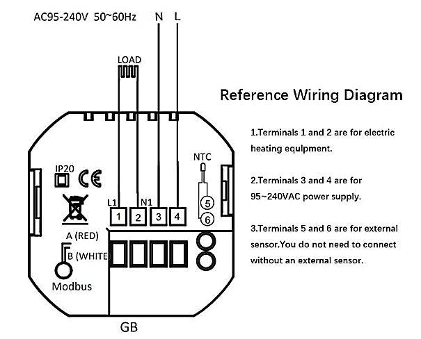 Thermostat Wiring Diagram Mysa Smart Thermostat For Baseboard