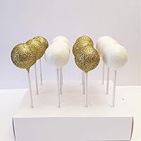 Vista 5 de 400 palitos blancos de piruleta de 4 pulgadas, palitos para tartas, palitos de ventosa para galletas, dulces de arcoíris, chocolate, decoración