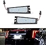 Gempro 2Pack LED License Plate Light Assembly For 2008-2010 Cadillac CTS, Powered by 18SMD Xenon White LED Lights