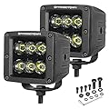 OFFROADTOWN LED Cubes, 3'' 120W CREE LED Pods Driving Lights LED Cubes LED Ditch Lights Off Road Lights Spot Reverse Lights for Truck Pickup Jeep UTV ATV SUV Boat 4x4 Car