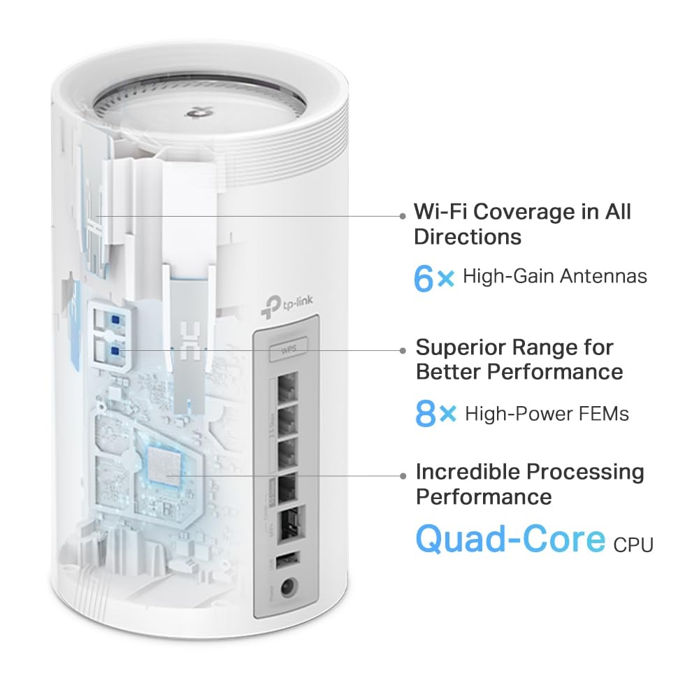 Amazon.com: TP-Link Tri-Band WiFi 7 BE17000 Whole Home Mesh System  