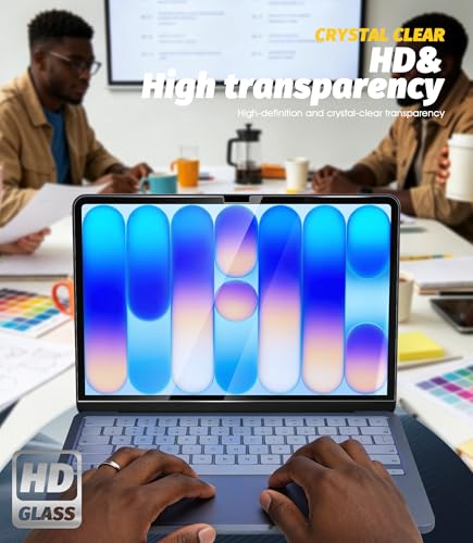 Displaybescherming Apple MacBook Neo 2026 - 9H Gehard Glas, Krasbestendig, 2 Stuks, 2,5D Gebogen Randen, Hoge Resolutie - Afbeelding 5