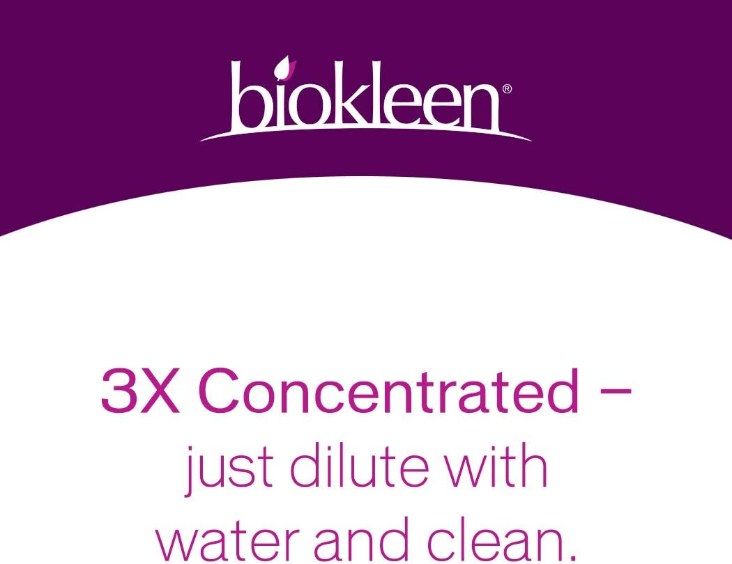 Biokleen All Purpose Cleaner, Super Concentrated, Eco-Friendly, Non-Toxic, Plant-Based, No Artificial Fragrance, Colors or Preservatives, 32 Ounces (Pack of 12) : Health & Household