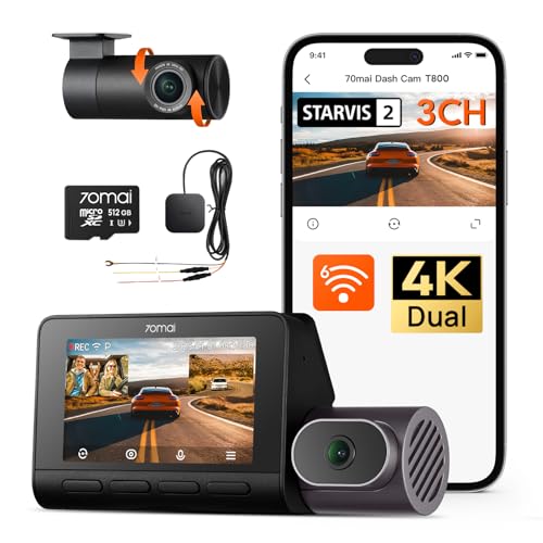 Amazon.com: 【70mai Dash Cam T800+4G Hardwire Kit UP05】 70mai