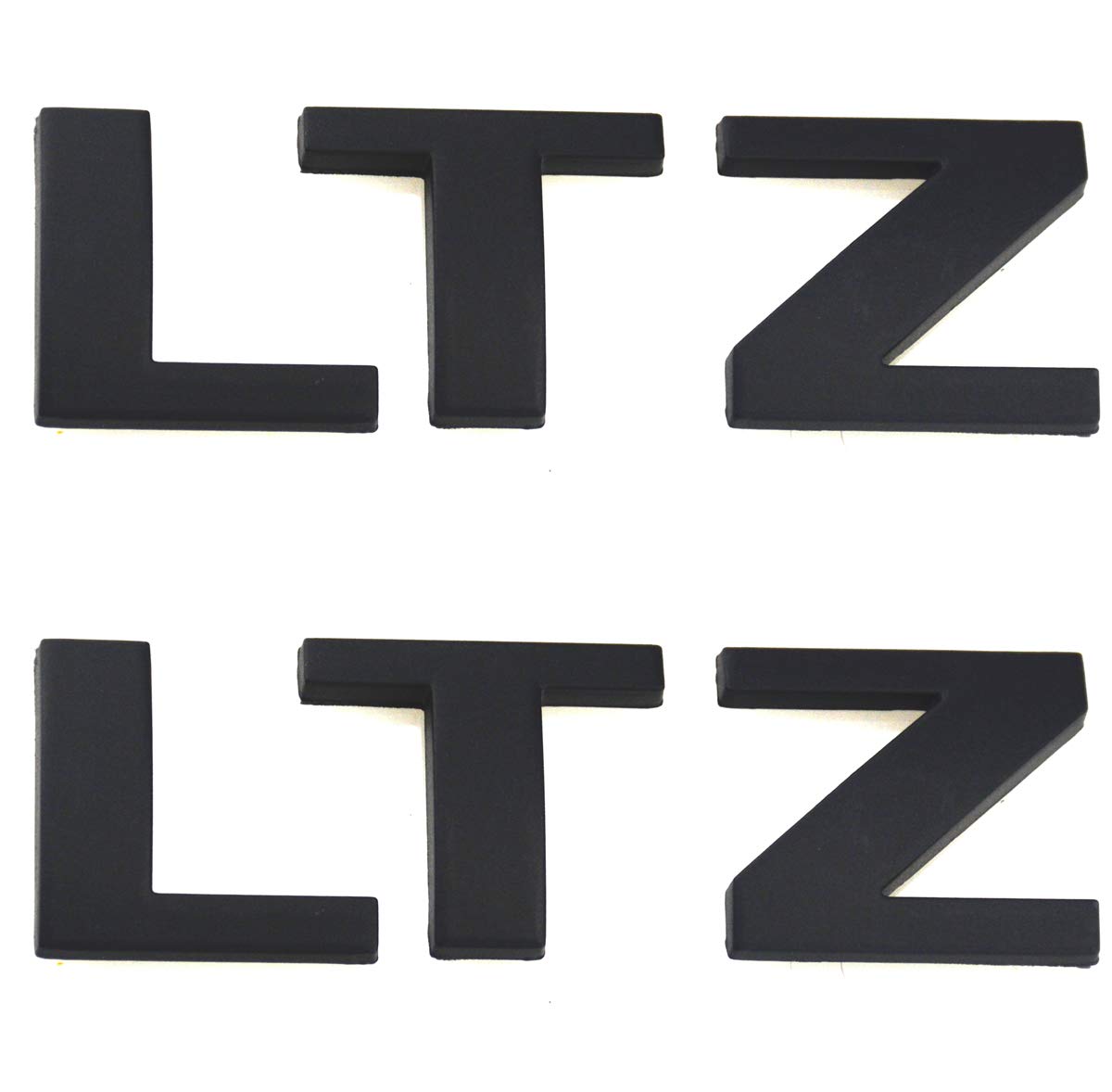 Emblema LTZ negro mate de 2 piezas para maletero de coches 2008 a 2015 7