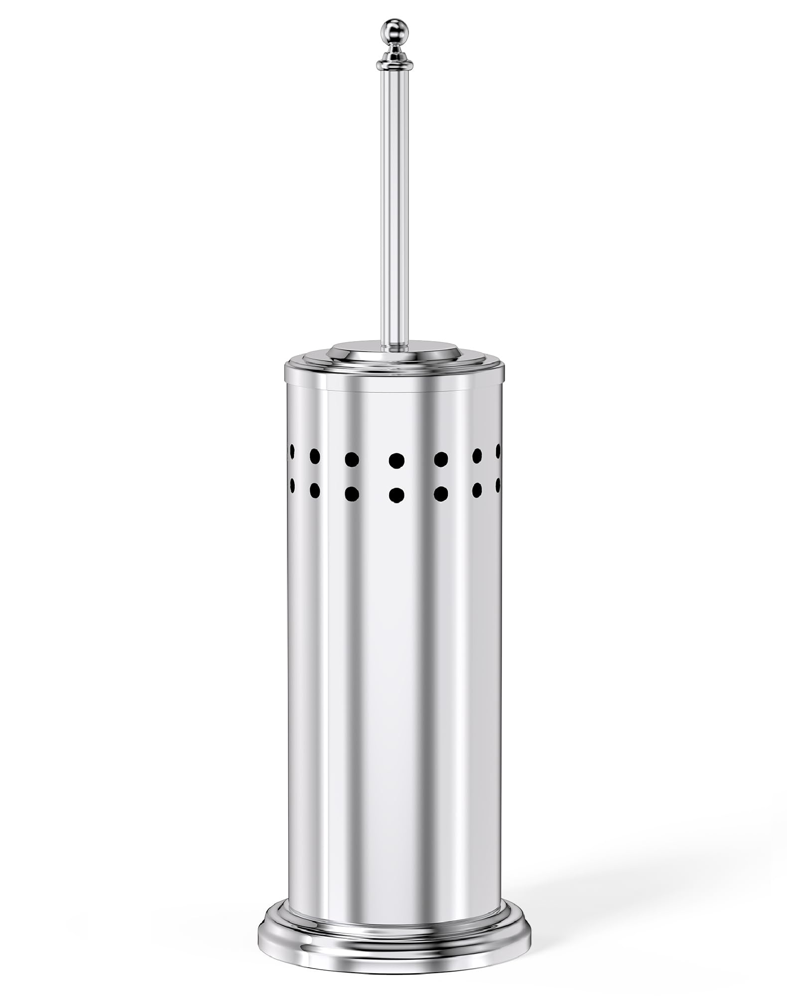DOWRY Anti-Hand Off Toilet Plunger with Holder for Bathroom