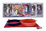 Washington Wizards Basketball Cards: Bradley Beal, Russell Westbrook, Davis Bertans, Ish Smith, Moritz Wagner, Thomas Bryant ASSORTED Basketball Trading Card and Wristbands Bundle