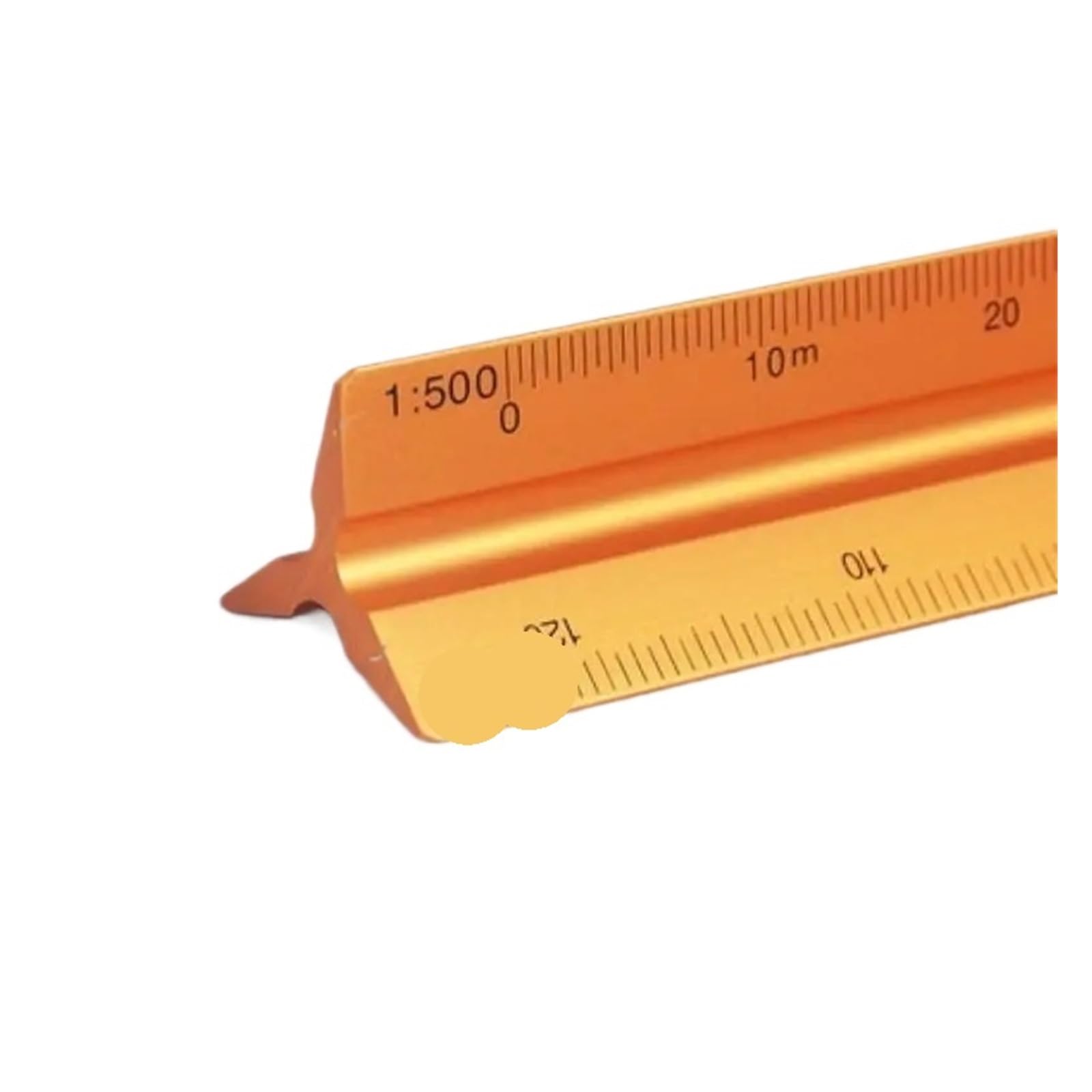 Aywtiun 05 Aluminum Alloy Architectural Scale Ruler Aluminum Alloy Triangular Scale Ruler Technical Measuring 15Cm 30Cm Metal Stationery(05 Aluminum Alloy)