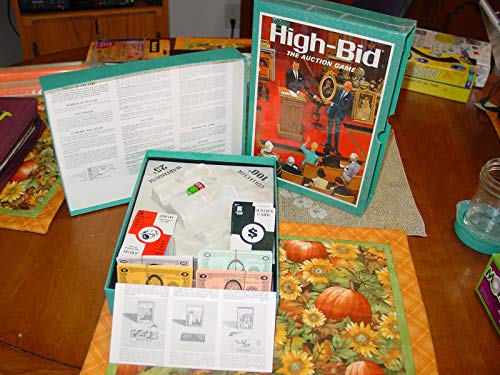 Preisvergleich Produktbild High Bid the Auction Game 1965 by Board Games