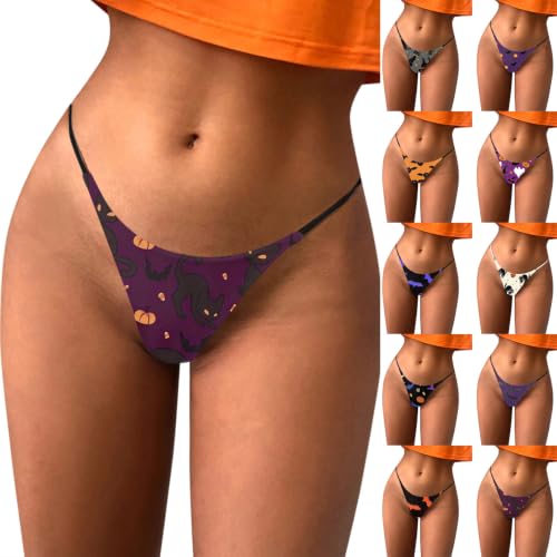Halloween Panties for Women G String Breathable No Show Bikini Underwear - image 1