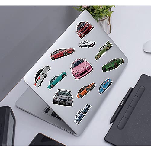 100Pcs Jdm Racing Car Stickers Vinyl Waterproof Stickers Japanese Racing Car Stickers For Kids Teens Boys Adults Car Decals For Laptop Water Bottles Hydroflasks Skateboard #TOP5