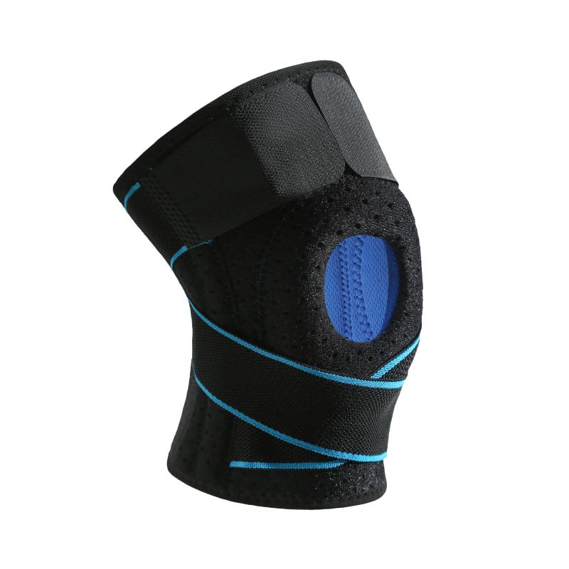 Arabest Knee Brace for Knee Pain - Adjustable Compression Knee Brace with Side Stabilizers for Men and Women, Knee Support for Meniscus Tear ACL, MCL, Injury Recovery