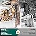 Ricyea Holzspalter Manuell Wandhalterung Brennholzspalter für Weichhölzern Anzündspalter Wandmontage Handholzspalter Spanmesser mit langen Handgriff für Camping, Gartenhaus (Typ-A)