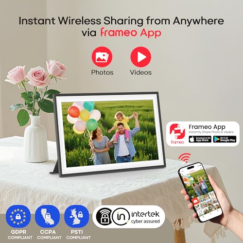 Image of Digital Photo Frame (Black, B03)