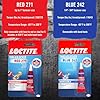 Loctite Threadlocker Blue 242 - Removable Thread Lock Glue for Nuts, Bolts, & Fasteners, Medium Strength Screw Glue to Prevent Loosening & Corrosion - 6 ml, 1 Pack #5