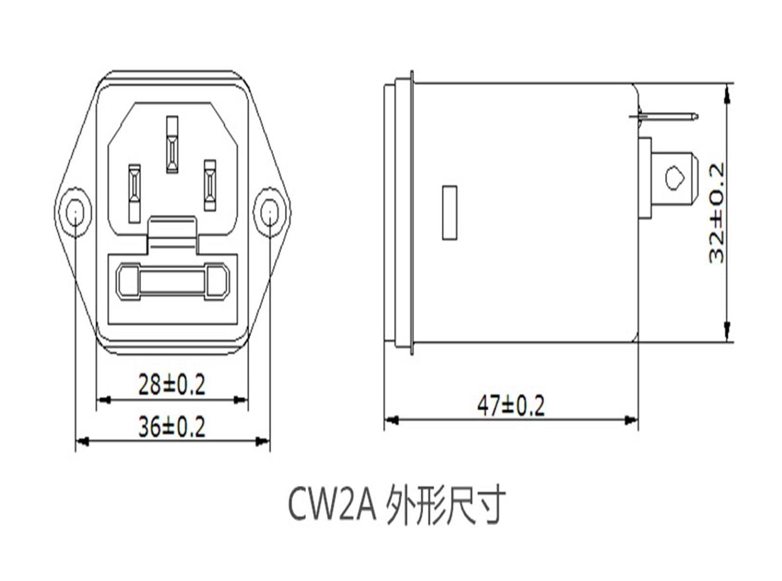 YTMJPQQJI Three-Phase Power Filter 20A 380V/440V AN-20C12CB Bolt Filter Inductor