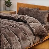 『プラス2.5℃&極上タッチ』 暖かい 掛け布団カバー シングル 冬 あったか 厚手 ふわふわ 蓄熱保温 布団カバー 毛布いらず 掛けふとんカバー 掛けカバー 二つファスナー スナップボタン 静電気防止 抗菌防臭 (シングル ブラウン)