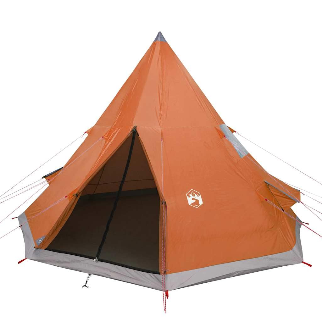 Genérico Tienda de campaña Tipi para 4 Personas Impermeable Naranja,Deportes,Actividades al Aire Libre,Camping y Senderismo,Tiendas de campaña-94382