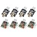 Alinan 4pcs Laser Sensor Module Non-Modulator Tube Laser Receiver Module with 4pcs KY-008 650nm Laser Transmitter Module for AVR